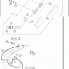 2019 250 SX CHASSIS Глушитель