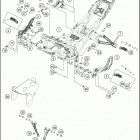 2019 RC 390 BLACK CHASSIS Рама