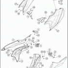 2019 690 ENDURO R CHASSIS Крышки