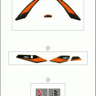 2019 250 XC-W TPI CHASSIS Наклейки