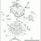 2019 690 SMC-R ENGINE Головка цилиндров