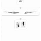 2019 250 XC-F CHASSIS Наклейки