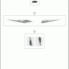 2019 350 XC-F CHASSIS Наклейки