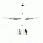 2019 150 SX CHASSIS Наклейки