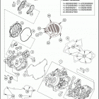 2019 85 SX ENGINE Картер двигателя