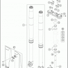 2019 85 SX 19_16 CHASSIS Передняя вилка