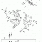 2019 1290 SUPER DUKE GT BLACK CHASSIS Панель приборов