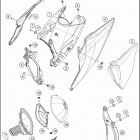2019 450 XC-F CHASSIS Воздушный фильтр