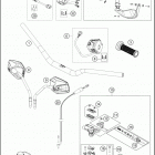 2019 1290 SUPER ADVENTURE S ORANGE CHASSIS Руль