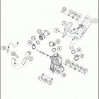 2019 RC 390 BLACK CHASSIS Глушитель