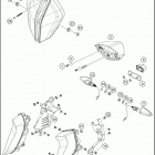 2019 1290 SUPER DUKE GT BLACK CHASSIS Фара