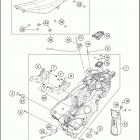 2019 690 ENDURO R CHASSIS Tank, seat