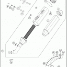2019 450 XC-F CHASSIS Глушитель