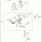 2019 1290 SUPER DUKE GT BLACK CHASSIS Front brake control