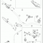 2019 690 SMC-R CHASSIS Руль