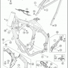 2019 300 XC-W TPI CHASSIS Рама