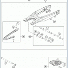 2020 TE 250i CHASSIS Бугель