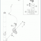 2020 SVARTPILEN 701 CHASSIS Передний суппорт