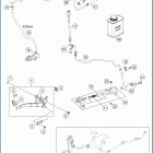 2020 701 ENDURO CHASSIS Тормозной цилиндр задний