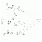 2020 701 SUPERMOTO CHASSIS Side   /   center stand