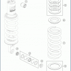 2020 VITPILEN 701 CHASSIS Амортизатор в разборе