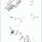 2020 TC125 ENGINE Система зажигания