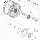 2020 SVARTPILEN 701 CHASSIS Переднее колесо
