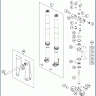 2020 701 ENDURO CHASSIS Передняя вилка