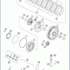 2020 FE 350 S ENGINE Сцепление