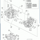 2020 FE 350 S ENGINE Картер двигателя