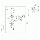 2020 TE 150 ENGINE Reed val ve case