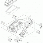 2020 701 ENDURO CHASSIS Air fil ter