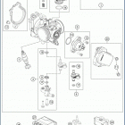 2020 FE 501 S ENGINE Корпус Дросселя