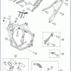 2020 TE 250i CHASSIS Рама