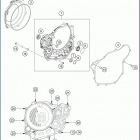 2020 FE 501 S ENGINE Кожух сцепления