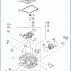 2020 FE 350 S ENGINE Головка цилиндров