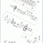 2020 FS 450 ENGINE Сцепление