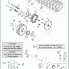 2020 SVARTPILEN 701 ENGINE Сцепление