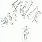 2020 TE 250i CHASSIS Air fil ter