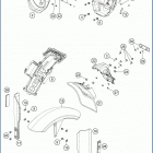 2020 SVARTPILEN 701 CHASSIS Обтекатель , крылья