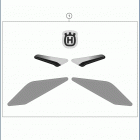 2020 TC 50 CHASSIS Наклейки