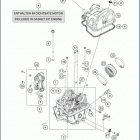 2020 701 SUPERMOTO ENGINE Головка цилиндров