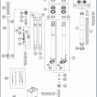 2020 FE 501 CHASSIS Передняя вилка