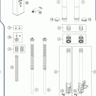 2020 VITPILEN 701 CHASSIS Передняя вилка