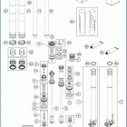 2020 FC 250 CHASSIS Передняя вилка