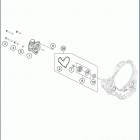 2020 FE 350 S ENGINE Wa ter pump