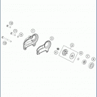 2020 TE 250i ENGINE Wa ter pump