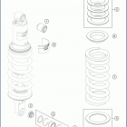 2020 SVARTPILEN 701 CHASSIS Амортизатор в разборе