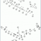 2020 TE 250i ENGINE Глушитель