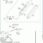 2020 TE 250i CHASSIS Глушитель